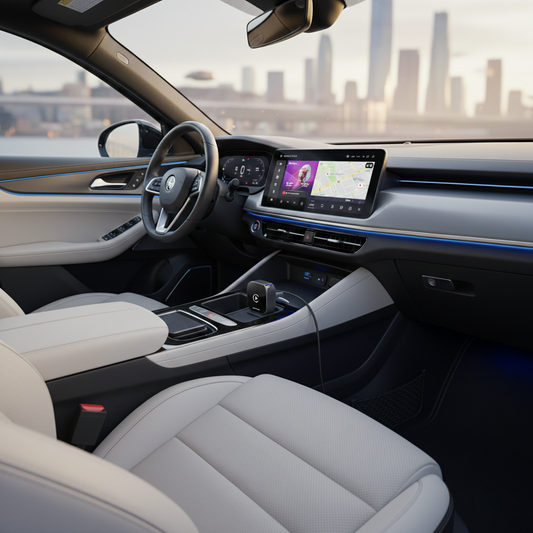 Maak je Rit Slimmer met de Mini Draadloze Apple CarPlay-adapter