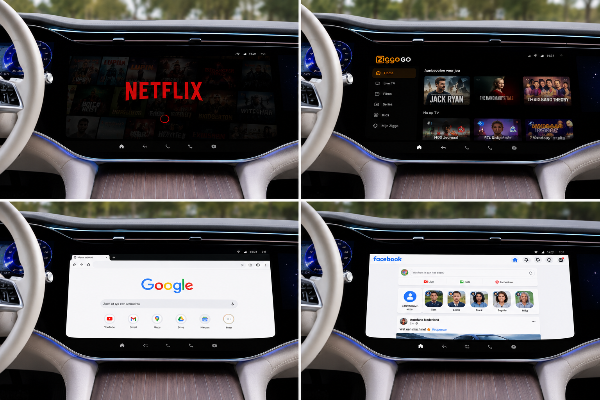 3-in-1 Smart App AI-Box - Ontgrendel je volledige Play Store, Netflix en YouTube in je auto