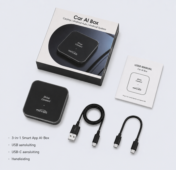 3-in-1 Smart App AI-Box - Ontgrendel je volledige Play Store, Netflix en YouTube in je auto